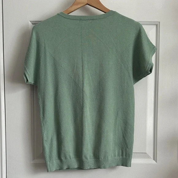 Green Women's Crew Neck Sweater - Picture 6 of 6